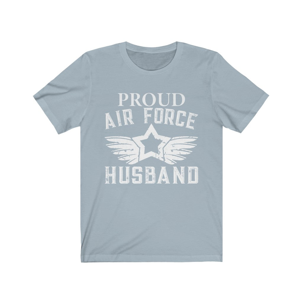 Proud Air Force Husband Jersey Short Sleeve Tee-Phoenix Styles