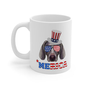 Weimaraner White Ceramic Mug-Phoenix Styles