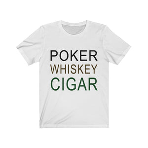 Poker Whiskey Cigar Tee-Phoenix Styles