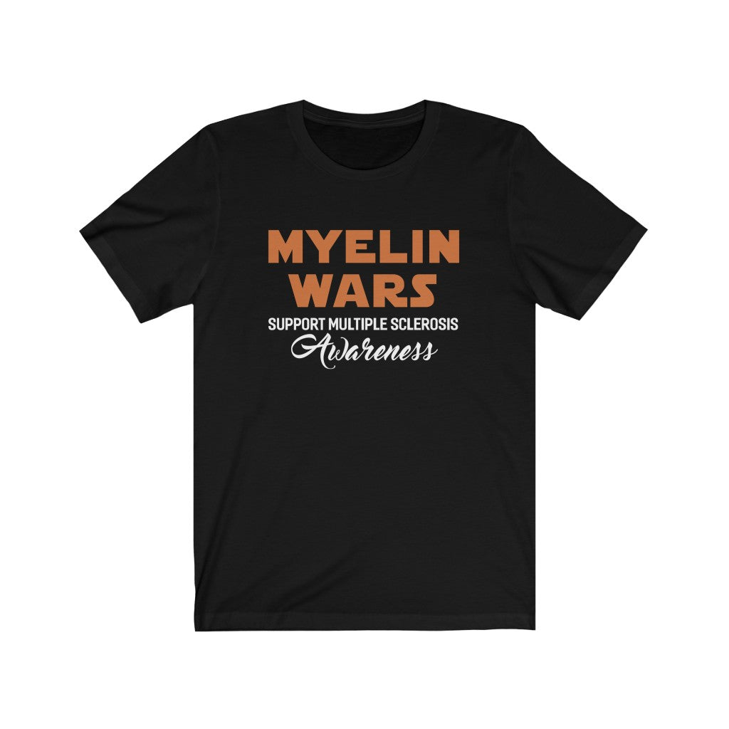 Multiple Sclerosis Shirt - Myelin Wars Shirts For MS Awareness Unisex Jersey Short Sleeve Tee-Phoenix Styles