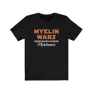 Multiple Sclerosis Shirt - Myelin Wars Shirts For MS Awareness Unisex Jersey Short Sleeve Tee-Phoenix Styles