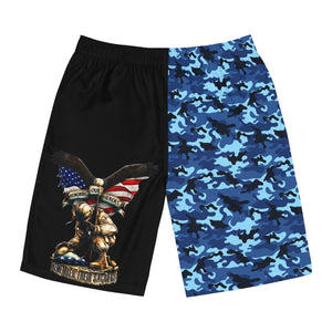 Honoring Our Heroes Board Shorts-Phoenix Styles