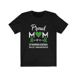 Proud Mom Of A Cerebral Palsy Warrior Unisex Jersey Short Sleeve Tee-Phoenix Styles