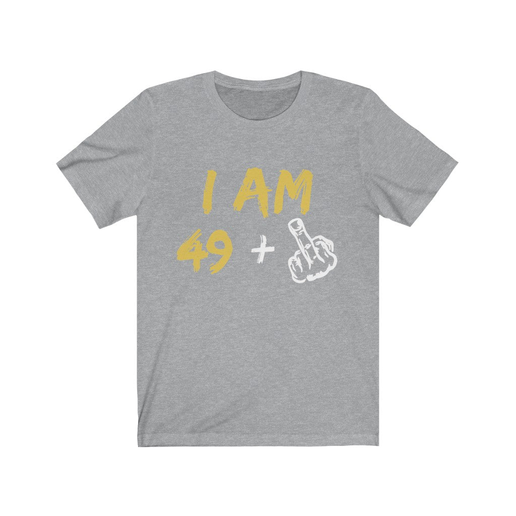 I Am 49 Jersey Short Sleeve Tee-Phoenix Styles