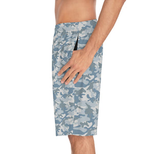 Proud Airforce Brother Camo Men's Board Shorts-Phoenix Styles