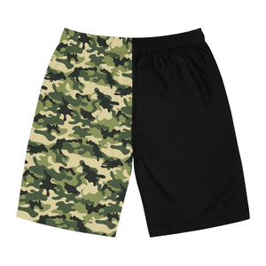 Proud Military Nephew Camoflauge Board Shorts-Phoenix Styles