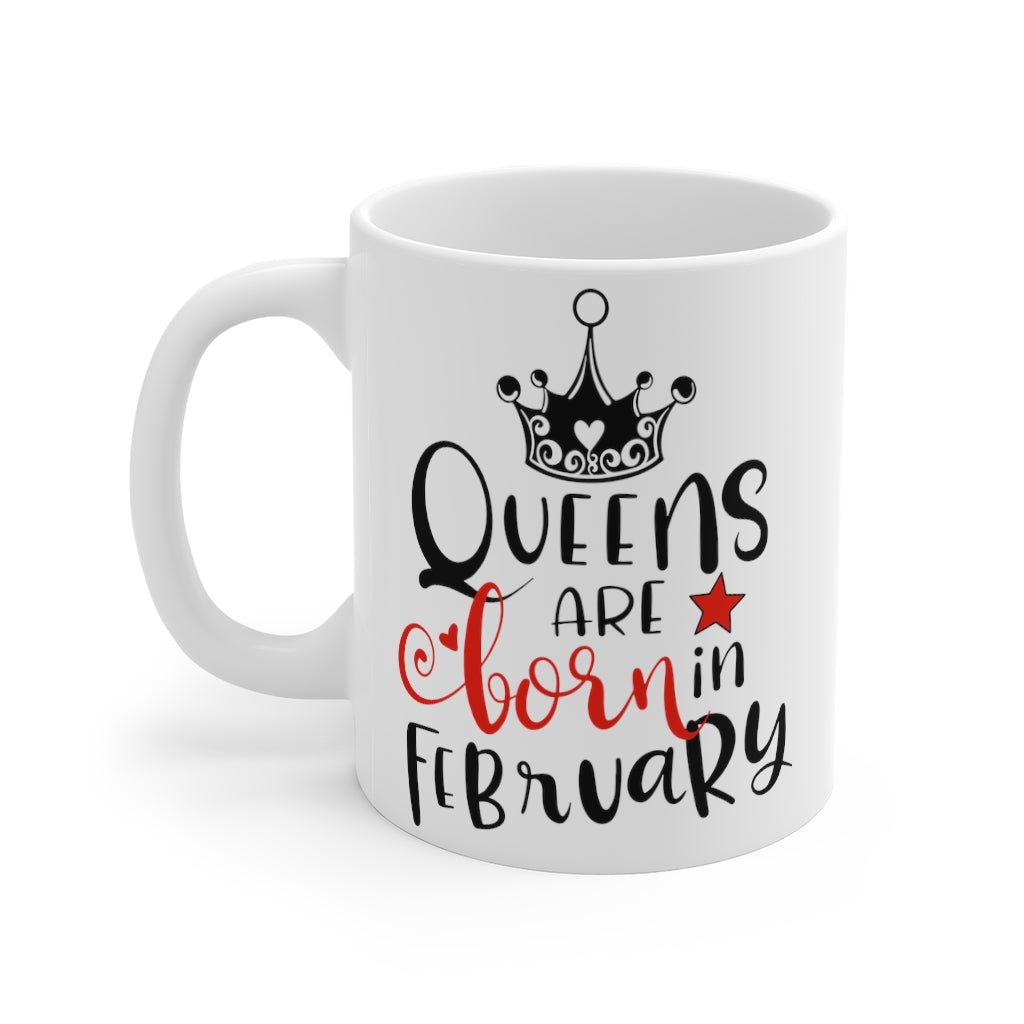 Queens Are Born In January Mug 11oz-Phoenix Styles