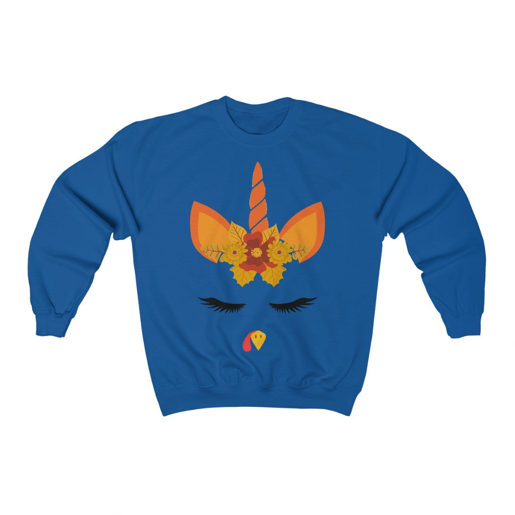 Thanksgiving Unicorn Heavy Blend™ Crewneck Sweatshirt-Phoenix Styles