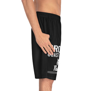 Proud Coast Guard Fiance Board Shorts-Phoenix Styles