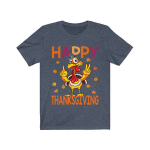 Happy Thanksgiving Unisex Jersey Short Sleeve Tee-Phoenix Styles