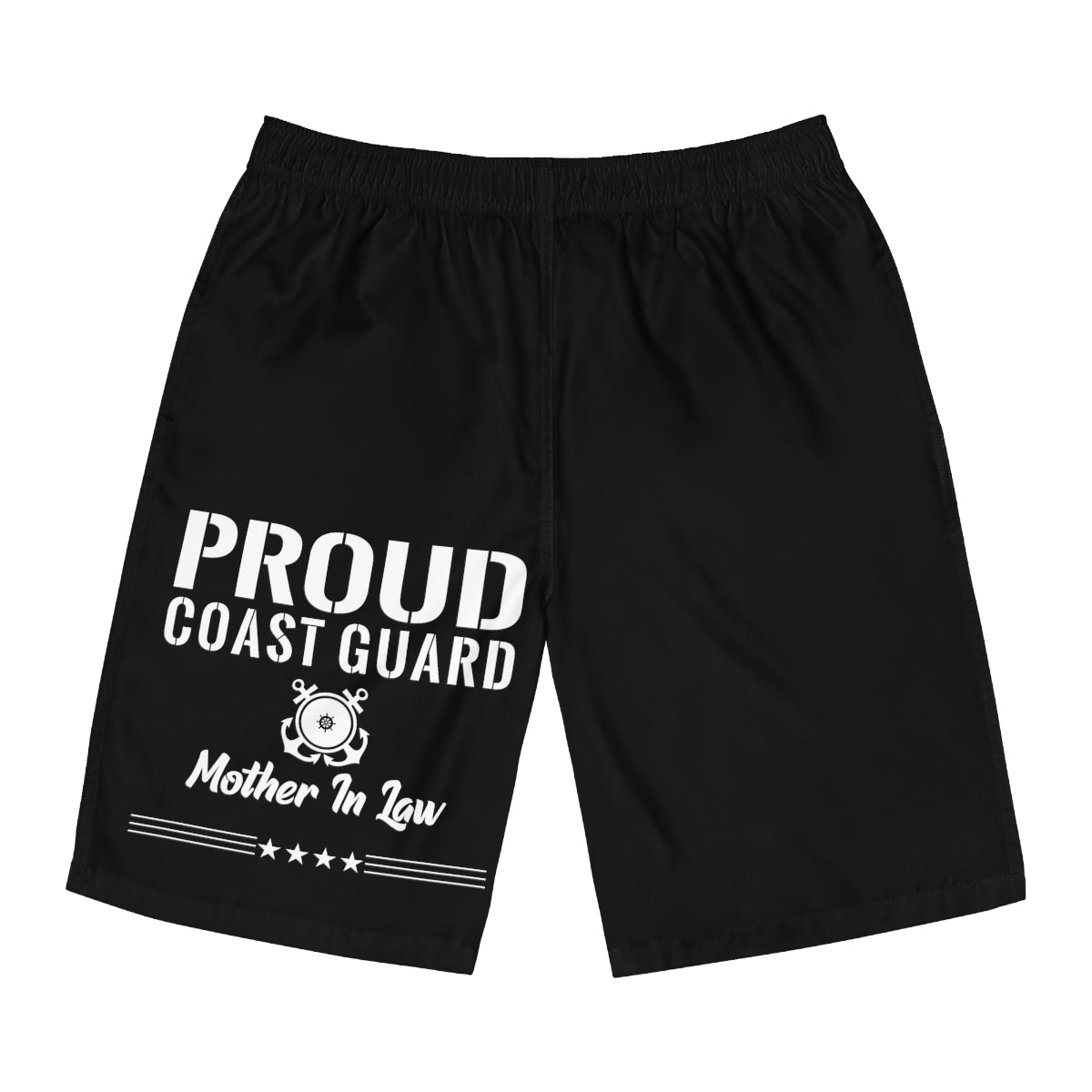 Proud Coast Guard Mother In Law Board Shorts-Phoenix Styles