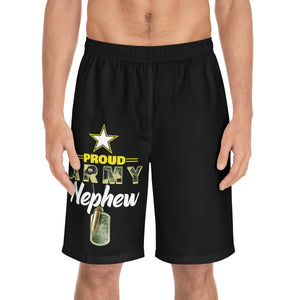 Proud Army Nephew Board Shorts-Phoenix Styles