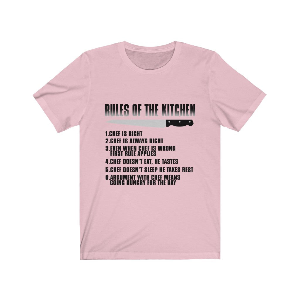 Rules Of The Kitchen Unisex Jersey Short Sleeve Tee-Phoenix Styles