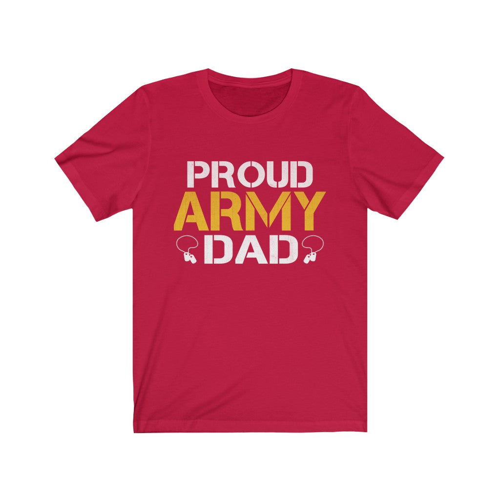 Proud Army Dad Unisex Jersey Short Sleeve Tee-Phoenix Styles