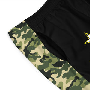 Proud Army Husband Camoflauge Back Board Shorts-Phoenix Styles