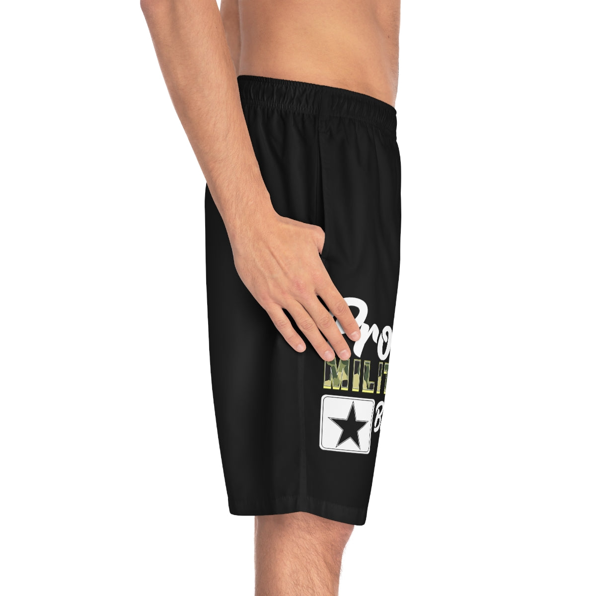 Proud Military Brother In Law Board Shorts-Phoenix Styles