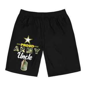 Proud Army Uncle Board Shorts-Phoenix Styles