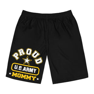 Proud U.S Army Mommy Board Shorts-Phoenix Styles