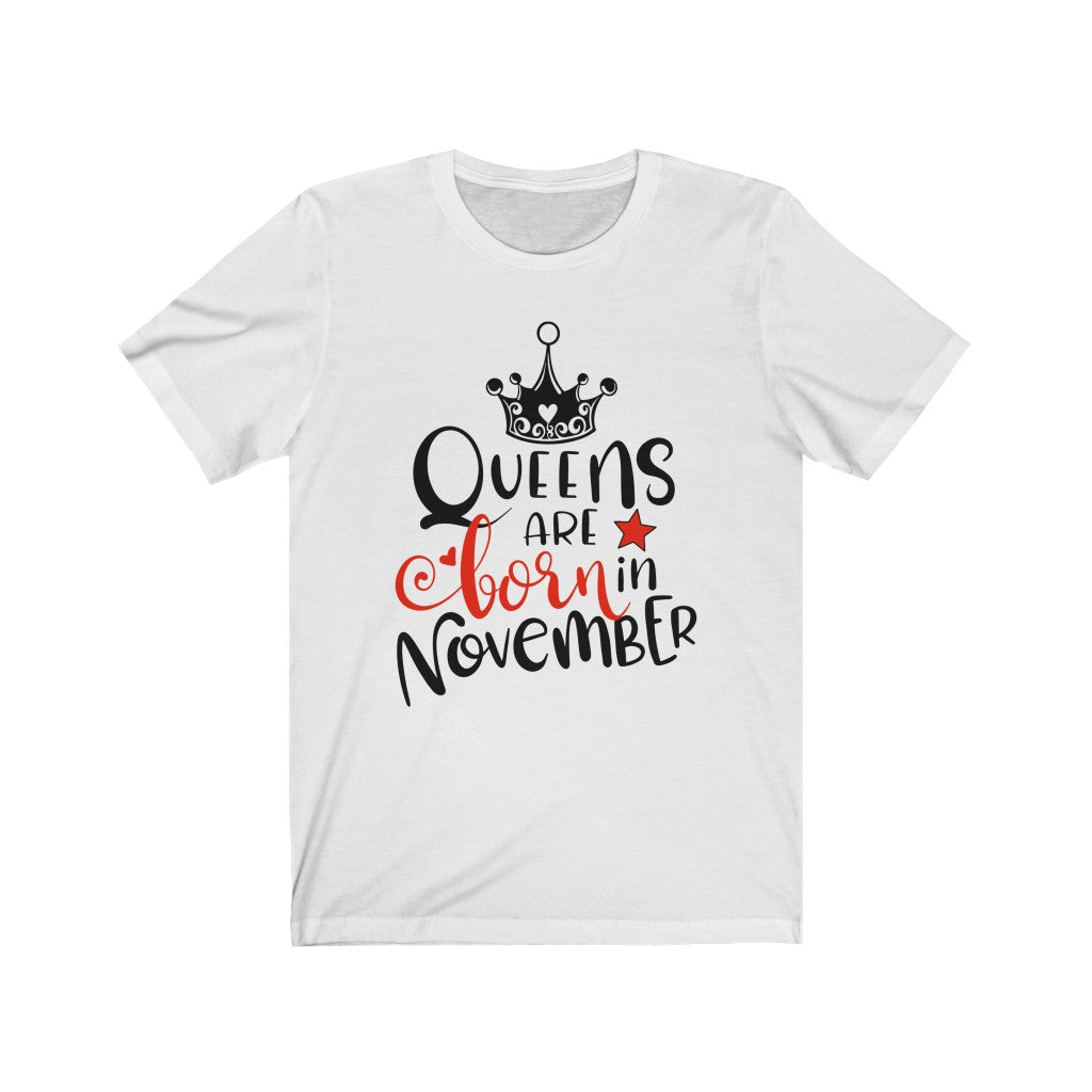 Queens Are Born In November Tee-Phoenix Styles