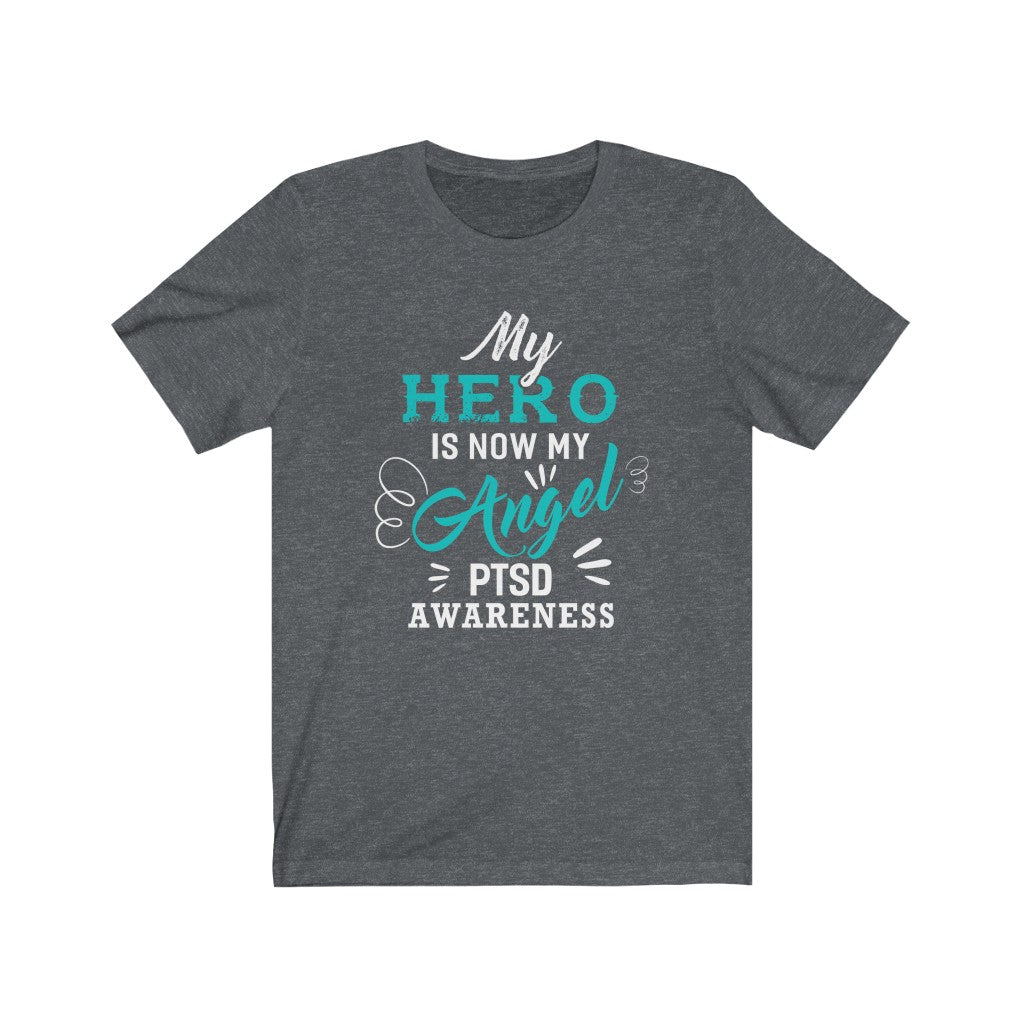 My Hero Is My Angel Unisex Jersey Short Sleeve Tee-Phoenix Styles