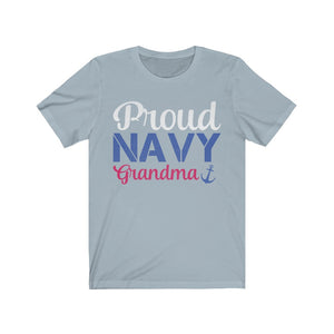 Proud Navy Grandma Jersey Short Sleeve Tee-Phoenix Styles