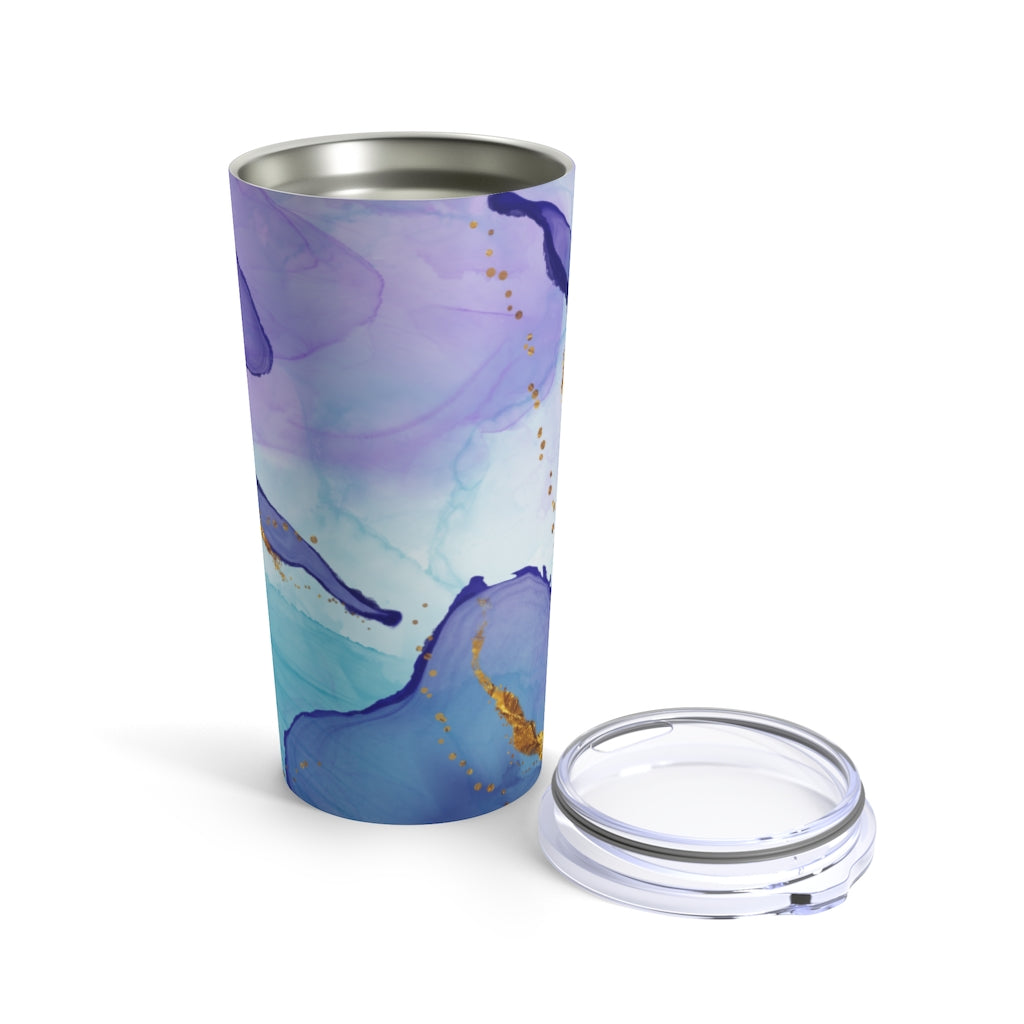 Blue Lily Tumbler 20oz-Phoenix Styles