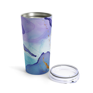 Blue Lily Tumbler 20oz-Phoenix Styles