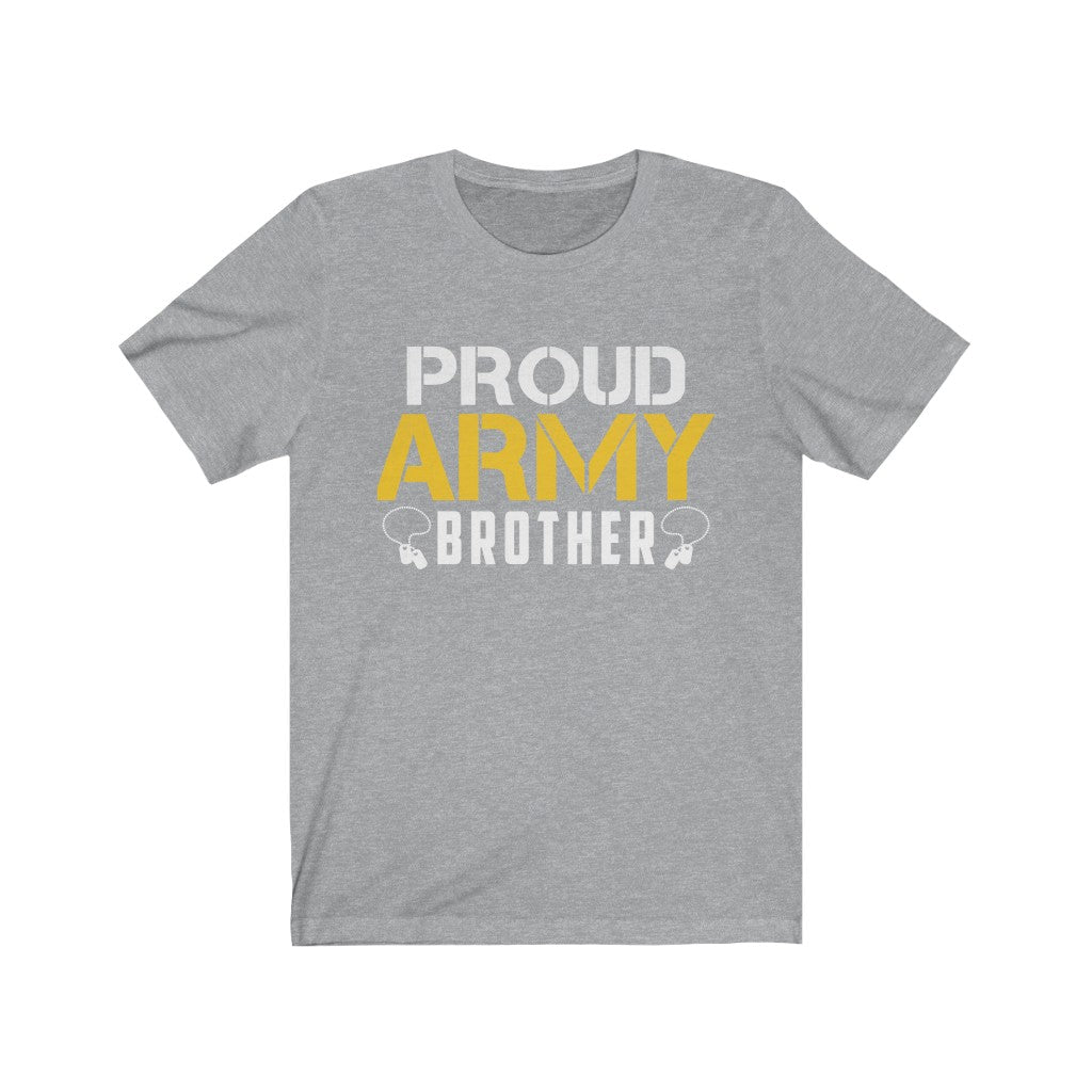 Proud Army Brother Unisex Jersey Short Sleeve Tee-Phoenix Styles