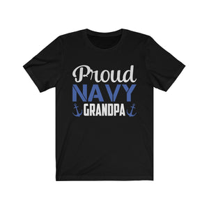 Proud Navy Grandpa Unisex Jersey Short Sleeve Tee-Phoenix Styles