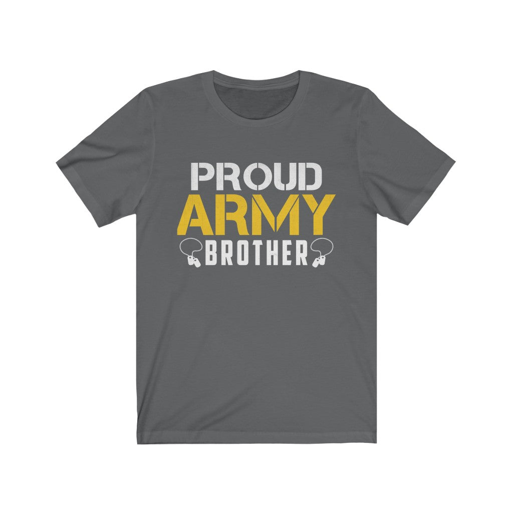 Proud Army Brother Unisex Jersey Short Sleeve Tee-Phoenix Styles