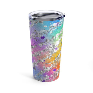 Blue Hearts Tumbler 20oz-Phoenix Styles