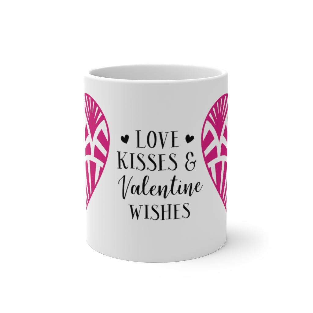 Love Kisses Valentine Wishes Color Changing Mug-Phoenix Styles