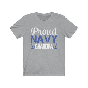 Proud Navy Grandpa Unisex Jersey Short Sleeve Tee-Phoenix Styles