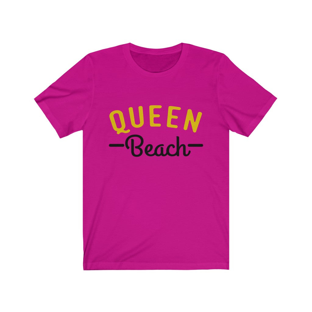 Queen Beach Jersey Short Sleeve Tee-Phoenix Styles