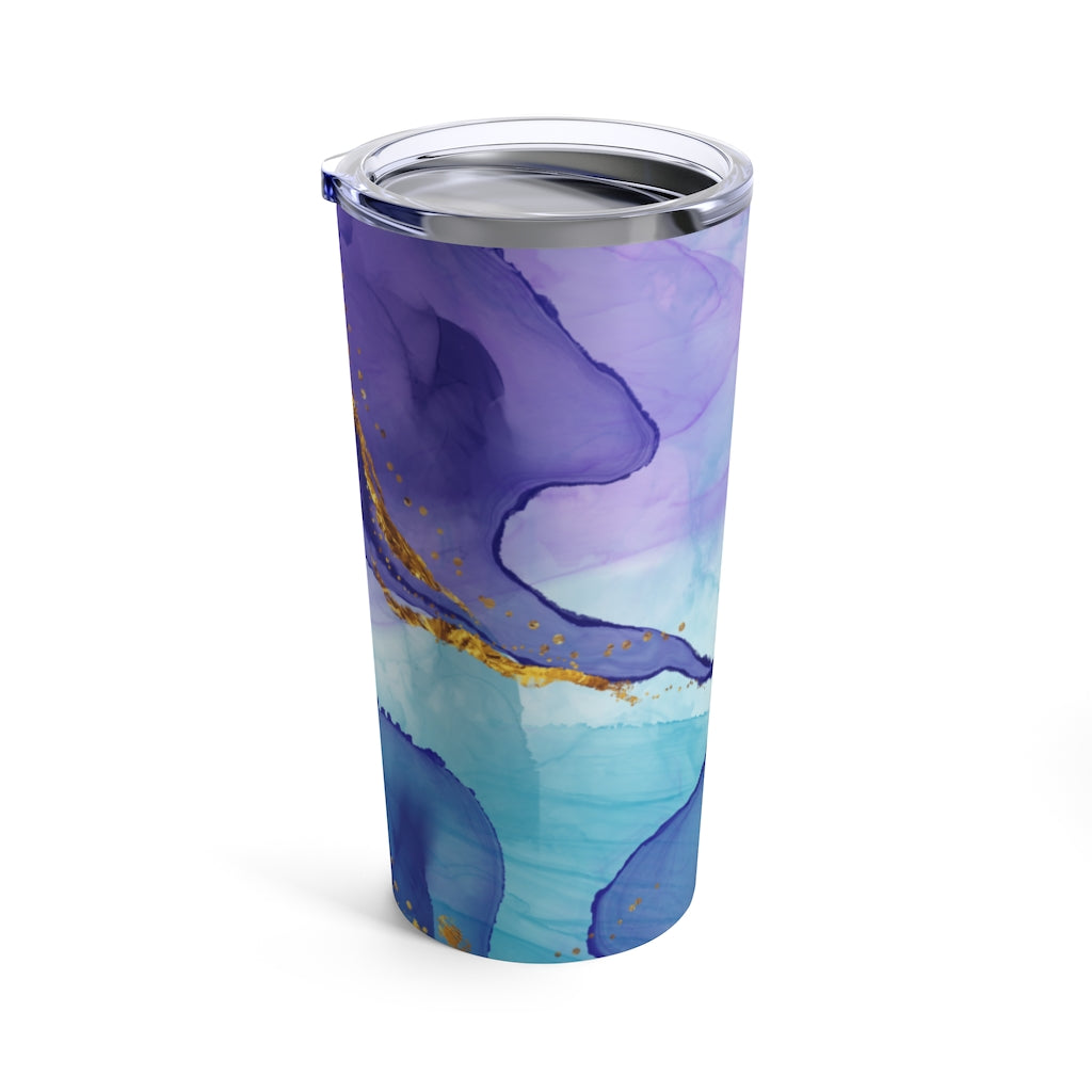 Blue Lily Tumbler 20oz-Phoenix Styles