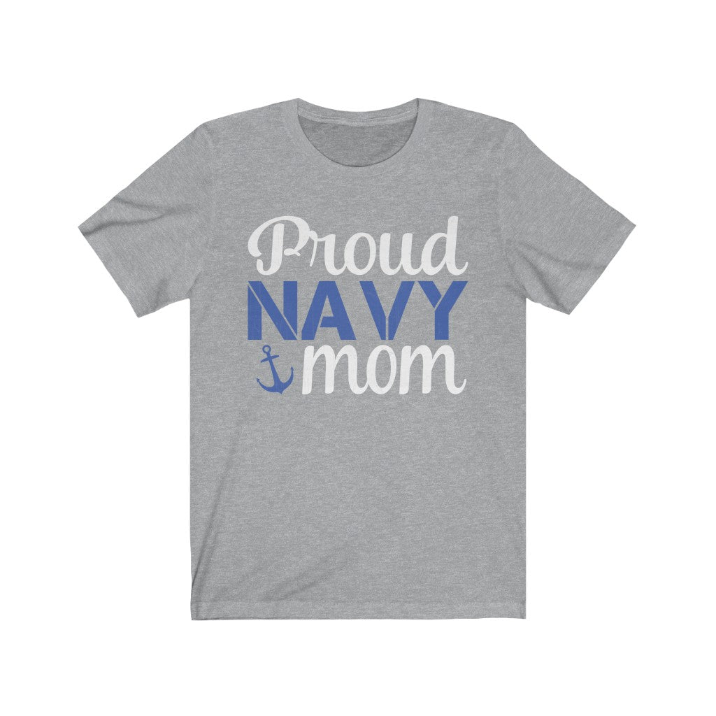 Proud Navy Mom Jersey Short Sleeve Tee-Phoenix Styles