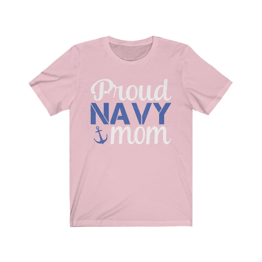 Proud Navy Mom Jersey Short Sleeve Tee-Phoenix Styles