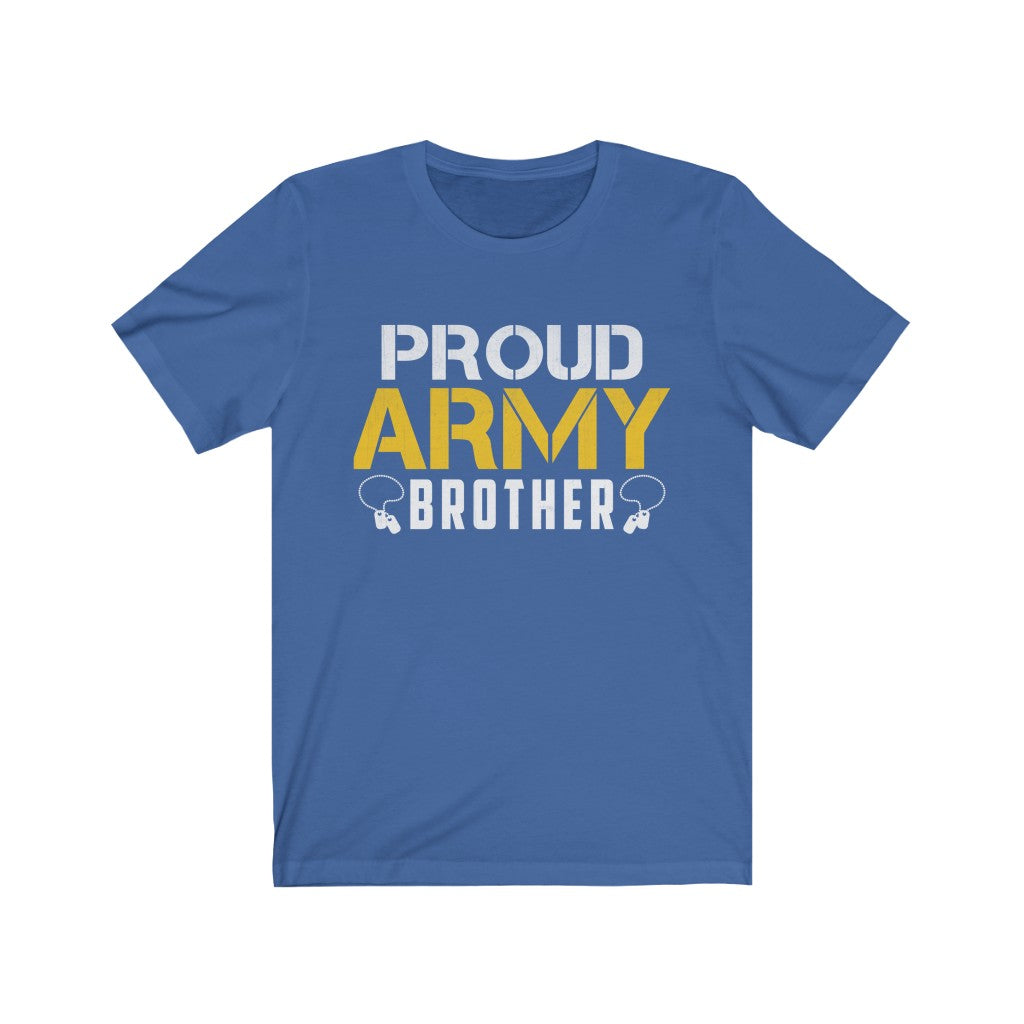 Proud Army Brother Unisex Jersey Short Sleeve Tee-Phoenix Styles