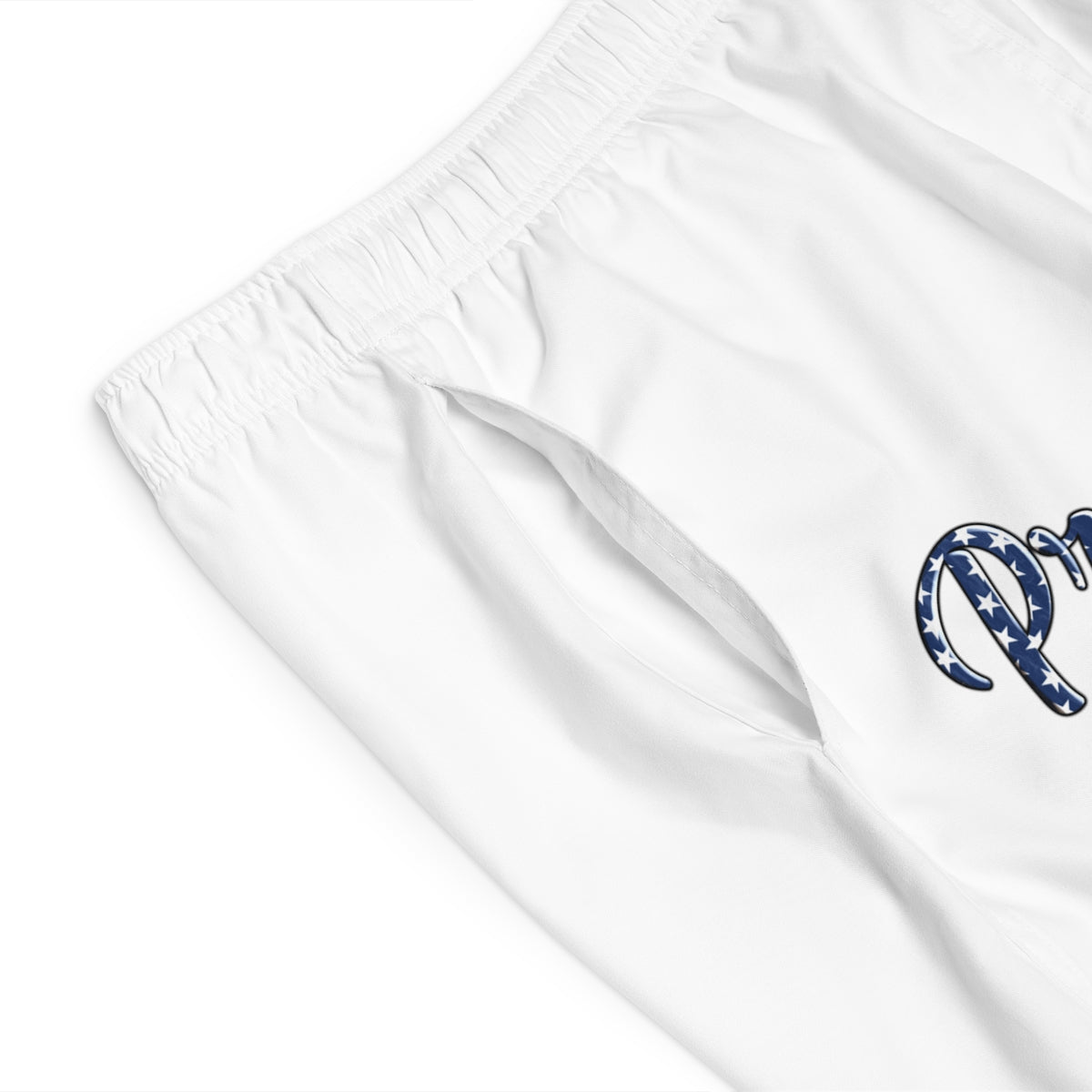 Proud Veteran Shoes White Board Shorts-Phoenix Styles