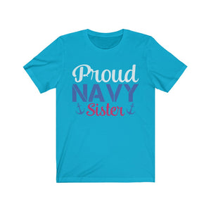 Proud Navy Sister Jersey Short Sleeve Tee-Phoenix Styles