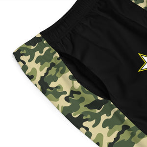 Proud Army Fiance Board Camoflauge Shorts-Phoenix Styles