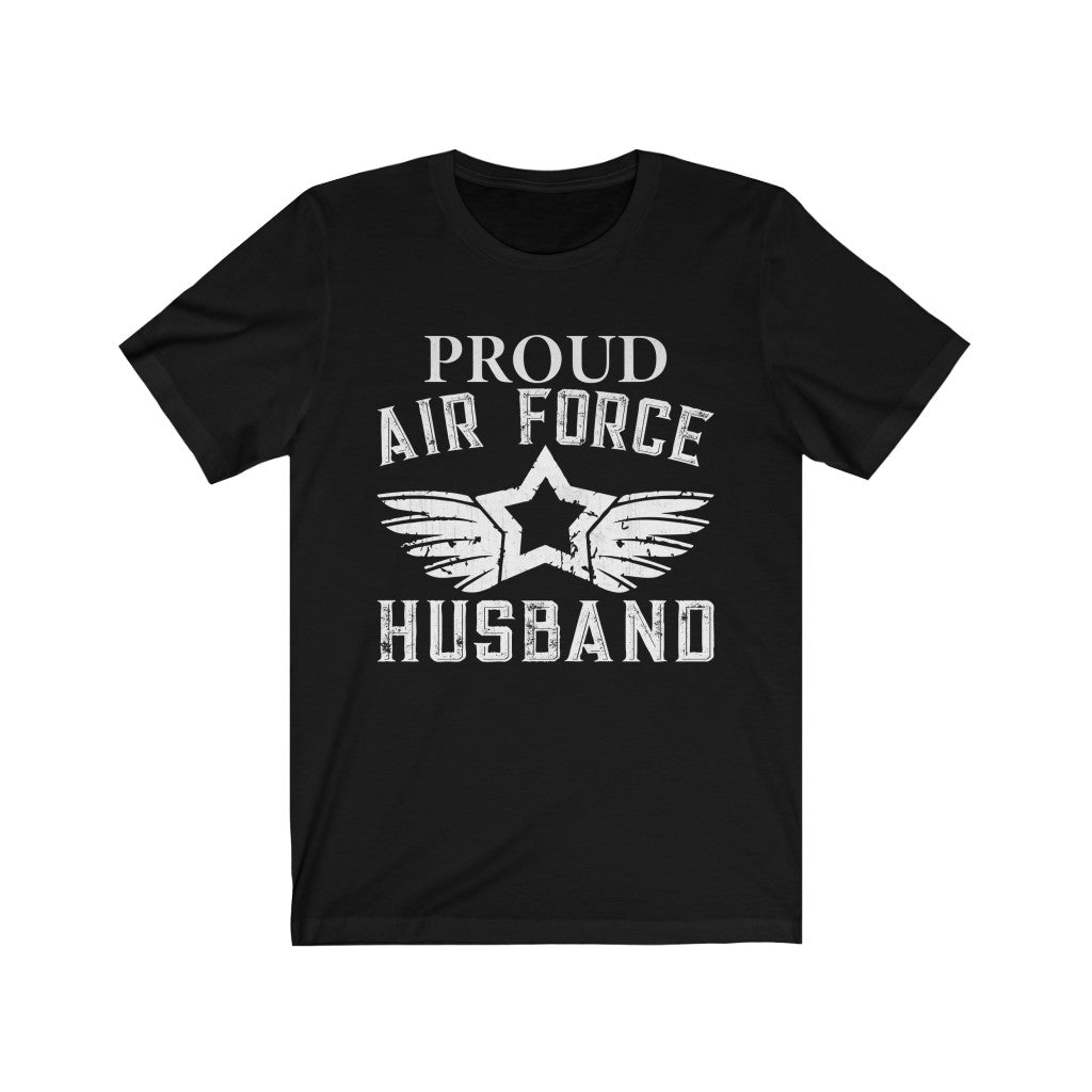 Proud Air Force Husband Jersey Short Sleeve Tee-Phoenix Styles