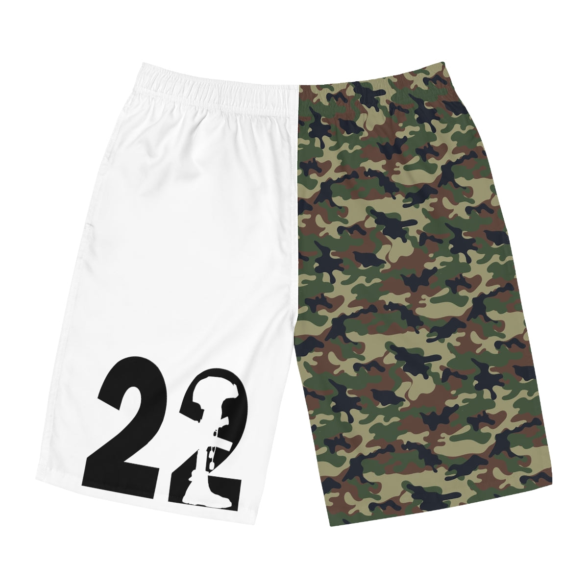 22 A Day Camo Board Shorts-Phoenix Styles