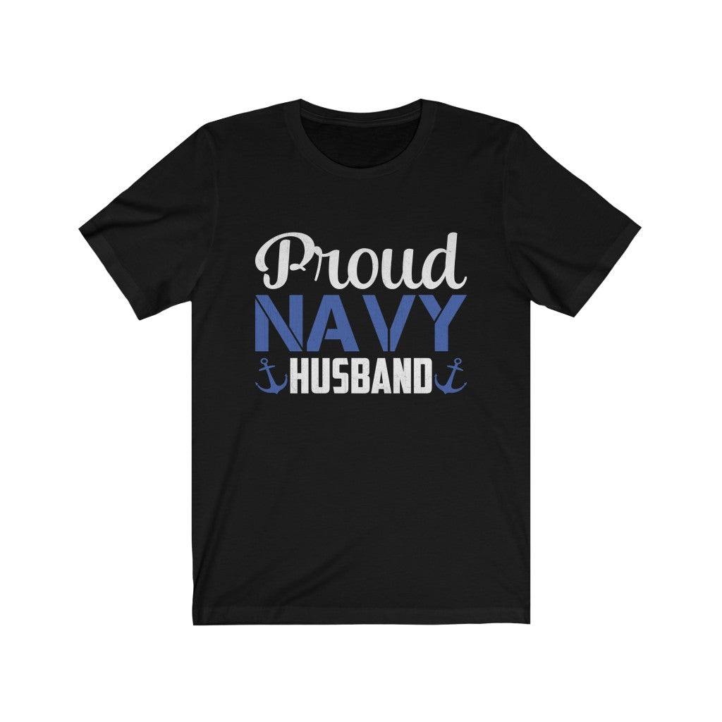 Proud Navy Husband Jersey Short Sleeve Tee-Phoenix Styles