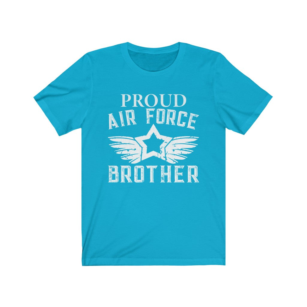 Proud Air Force Brother Jersey Short Sleeve Tee-Phoenix Styles