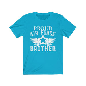 Proud Air Force Brother Jersey Short Sleeve Tee-Phoenix Styles