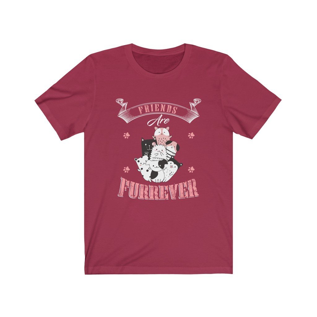 Friend Are Furrever Unisex Jersey Short Sleeve Tee-Phoenix Styles