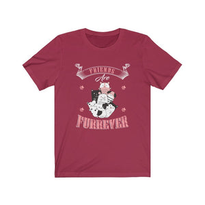 Friend Are Furrever Unisex Jersey Short Sleeve Tee-Phoenix Styles