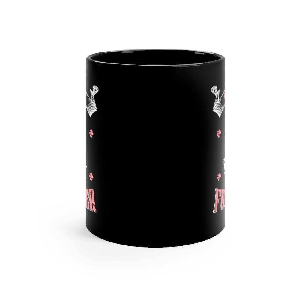 Friends Are Furrever Black Mug 11oz-Phoenix Styles