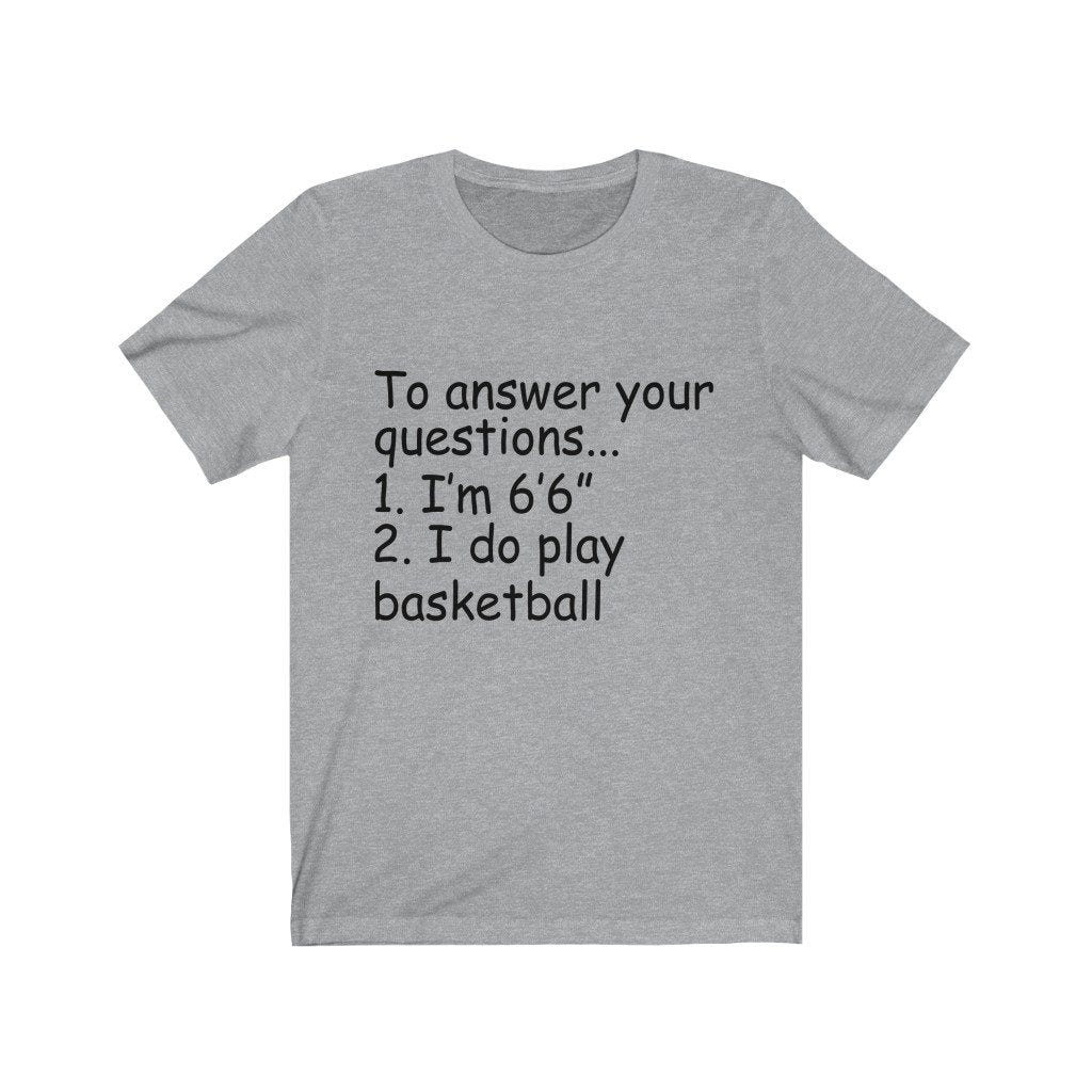 I Do Play Basketball Unisex Jersey Short Sleeve Tee-Phoenix Styles